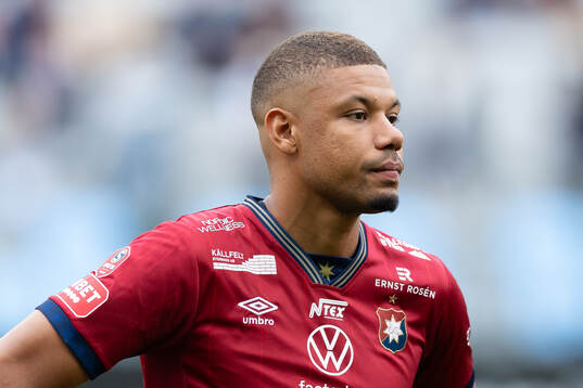 Örgrytes Mikael Dyrestam innan fotbollsmatchen i Superettan mellan Örgryte och GIF Sundsvall den 14 juni 2024 i Göteborg. 