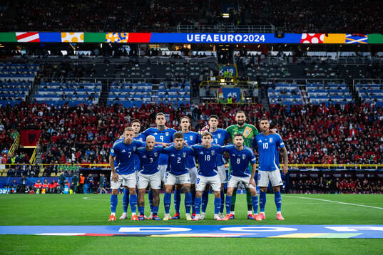 The starting eleven of Italy