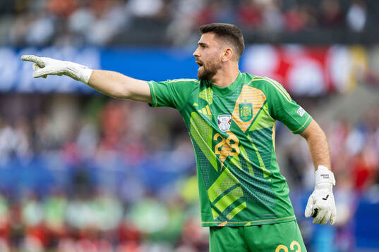 Goalkeeper Unai Simon Mendibil of Spain