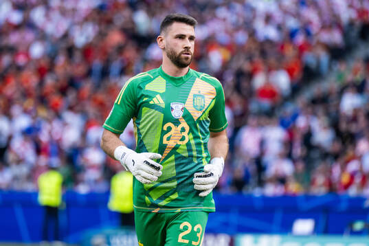 goalkeeper Unai Simon Mendibil of Spain