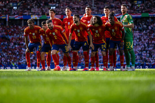 The starting eleven of Spain
