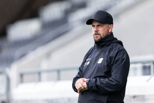 Varbergs tränare Tobias Linderoth
