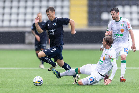 Utsiktens Albin Skoglund och Varbergs Hampus Zackrisson