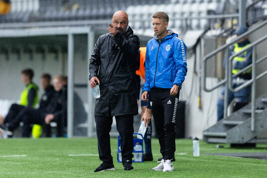 Utsiktens manager Bosko Orovic och assisterande tränare