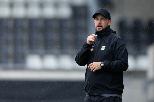 Varbergs tränare Tobias Linderoth
