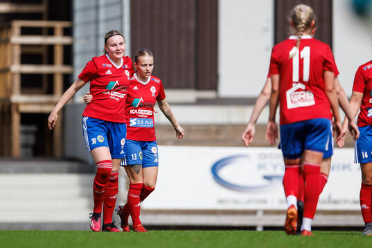 Vellinges spelare jublar