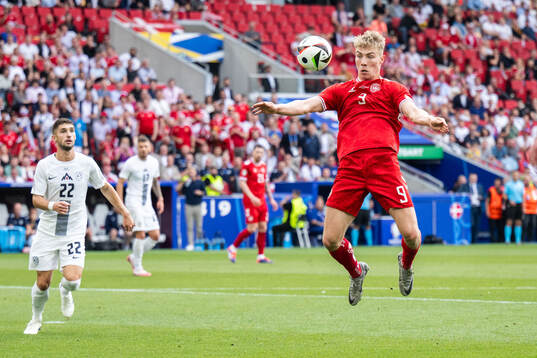 Rasmus Højlund of Denmark