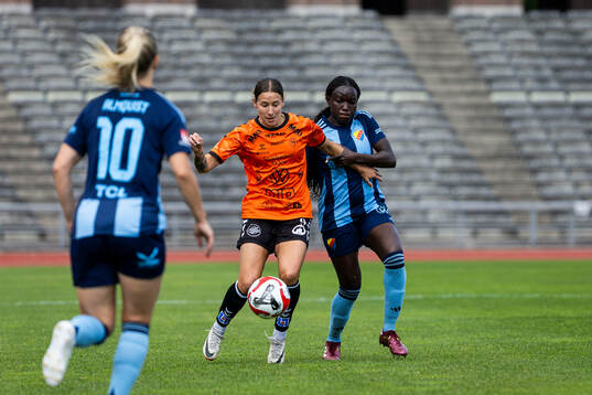 Kristianstads Tabitha Michelle Tindell och Djurgårdens