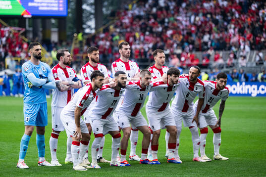 The starting eleven of Georgia