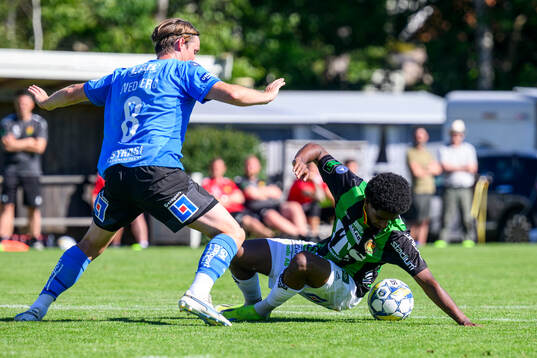 Halmstads Jonathan Svedberg och GAIS Harun Ibrahim