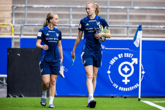 IFK Norrköpings Freja Lindwall och Ebba Handfast