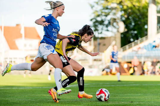 Trelleborgs Lova Sternfeldt och Häckens Clarissa Larisey