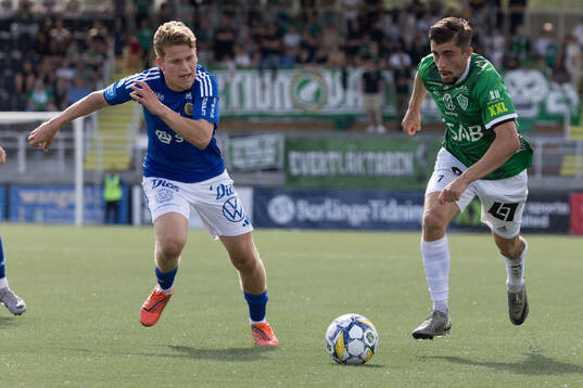GIF Sundsvalls Edvard Carrick och Brages Emil Tot Wikström