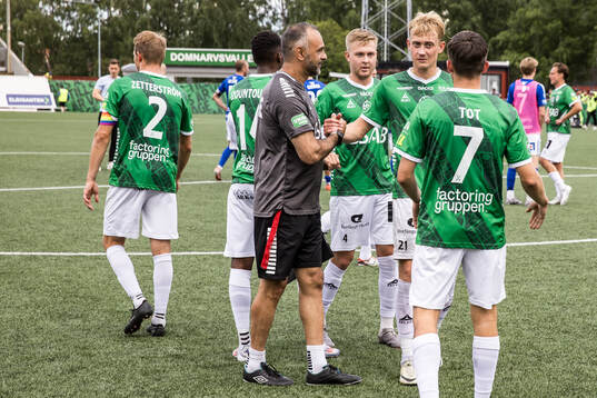Brages spelarna jublar efter seger