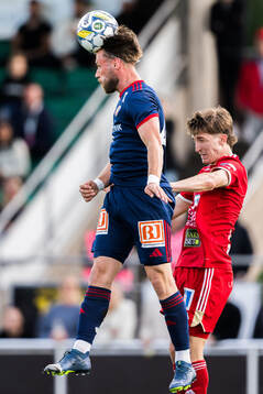 Sandvikens IFs Kasper Harletun och Skövde AIKs Hugo