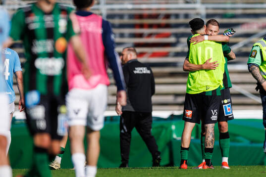 Varbergs Diego Montiel och Oliver Alfonsi
