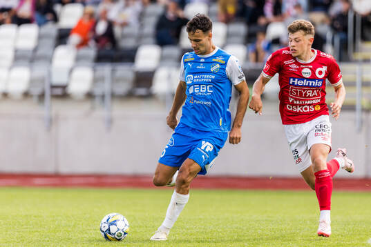 IK Oddevolds Assad Al Hamlawi och Degerfors Gustav Lindgren