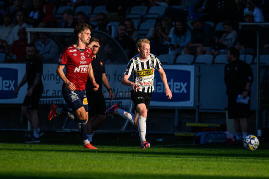 Örgrytes Daniel Paulson och Landskronas David Edvardsson