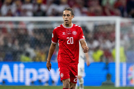 Yussuf Poulsen of Denmark