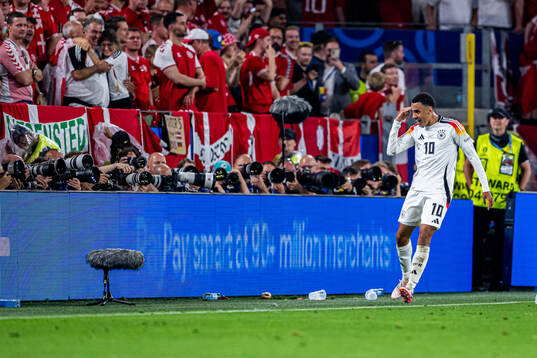 Jamal Musiala of Germany celebrates