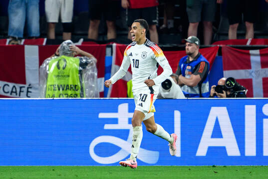 Jamal Musiala of Germany celebrates