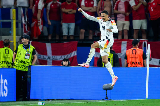 Jamal Musiala of Germany celebrates