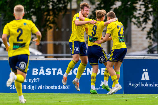 Ängelholms Johan Gudmundsson, Max Eriksson och André