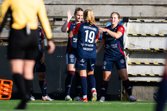 FC Rosengårds Sofie Bruun Bredgaard bytes ut mot Emma