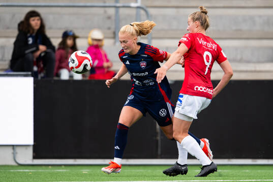 FC Rosengårds Sofie Bruun Bredgaard och Trelleborgs Sofie