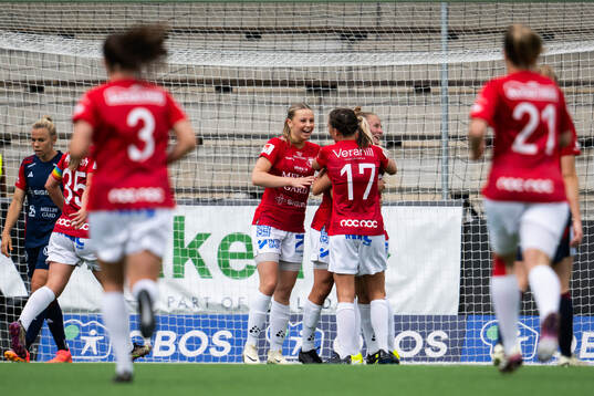 Trelleborgs Sofie Rewucha jublar