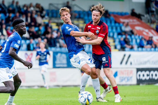Trelleborgs Tobias Karlsson och Östers Daniel Ljung