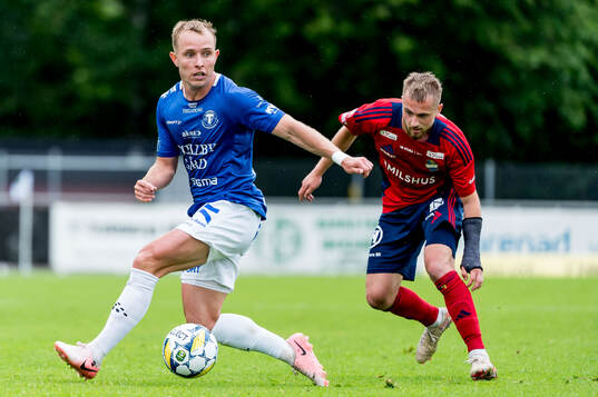 Trelleborgs Pierre Dahlin Larsen och Östers Chriss-Albin Mörfelt
