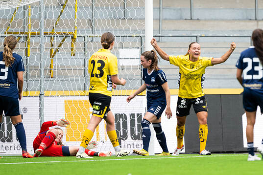 Elfsborgs Alice Broman jublar efter 2-0