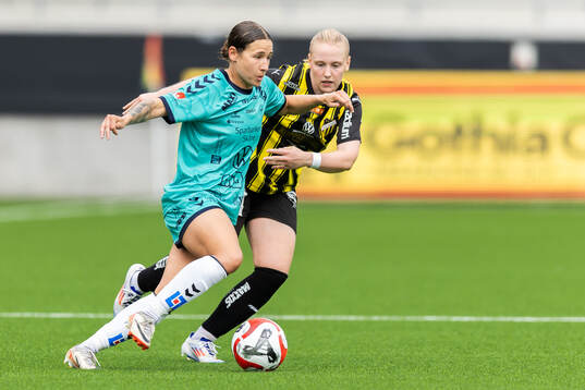 Kristianstads Tabitha Michelle Tindell och Häckens Johanna