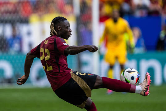 Jeremy Doku of Belgium