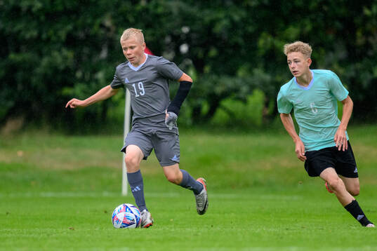 Mijo Johansson, AIK FF och Sander Färlin, GIF Sundsvall