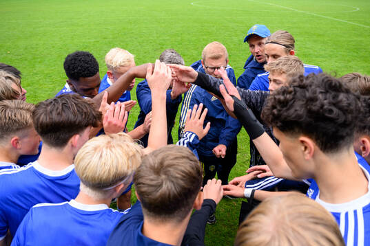 Tränare Axel Kjäll och Semir Mehanovic