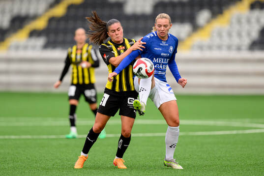 Häckens Hanna Wijk och Trelleborgs Amanda Olsson