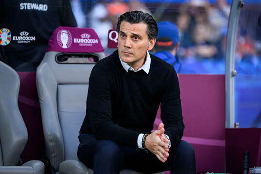 Head coach Vincenzo Montella of Turkey during the UEFA Euro 2024 Football Championship quarterfinal between Netherlands and Turkey on July 6, 2024 in Berlin. 
