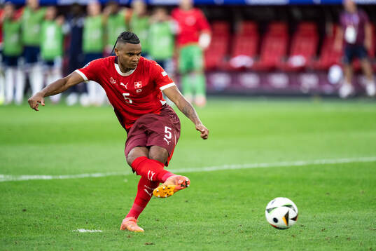 Manuel Akanji of Switzerland