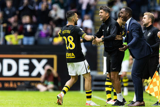 AIKs Ioannis Pittas jublar