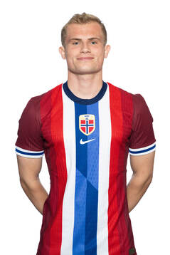 Aleksander Andresen of the Norwegian U19 national football
