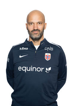 Head coach Luís Pimenta of the Norwegian U19 national football team poses for a portrait on July 8, 2024 in Oslo. 
