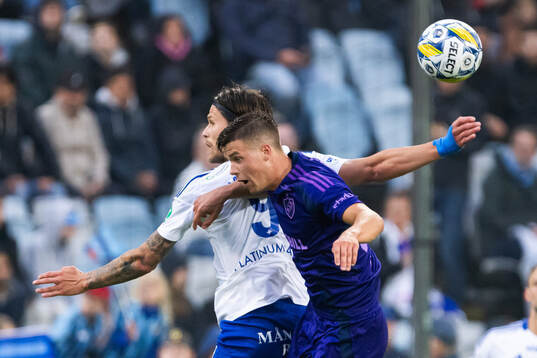 IFK Norrköpings Arnor Traustason och Djurgårdens Samuel Dahl