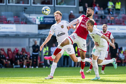 Brommapojkarnas Eric Björkander och Alexander Abrahamsson