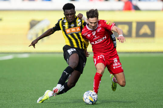 Häckens Zeidane Inoussa och Elfsborgs Camil Jebara