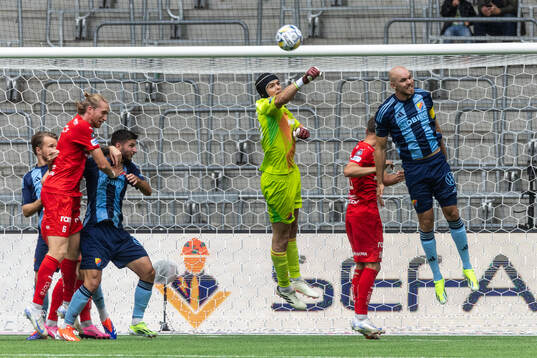 Djurgårdens målvakt Jacob Widell Zetterström