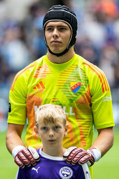 Djurgårdens målvakt Jacob Widell Zetterström