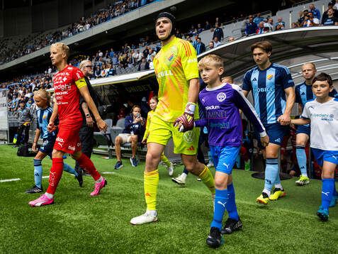 Djurgårdens målvakt Jacob Widell Zetterström