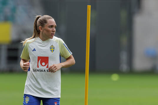 Elin Rubensson of the Swedish women's national football